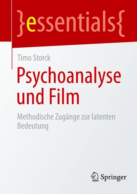 Timo Storck: Psychoanalyse und Film, Buch