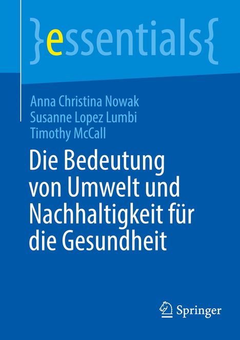 Anna Christina Nowak: Die Bedeutung von Umwelt und Nachhaltigkeit für die Gesundheit, Buch