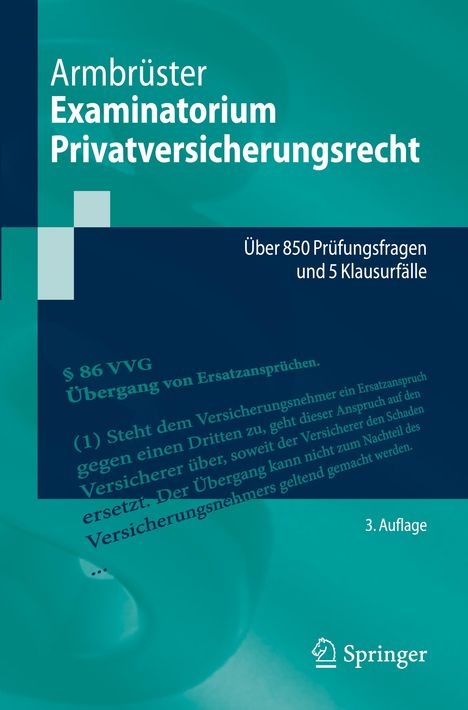 Christian Armbrüster: Examinatorium Privatversicherungsrecht, Buch