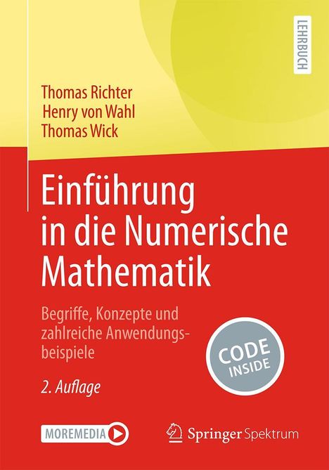 Thomas Richter: Einführung in die Numerische Mathematik, Buch