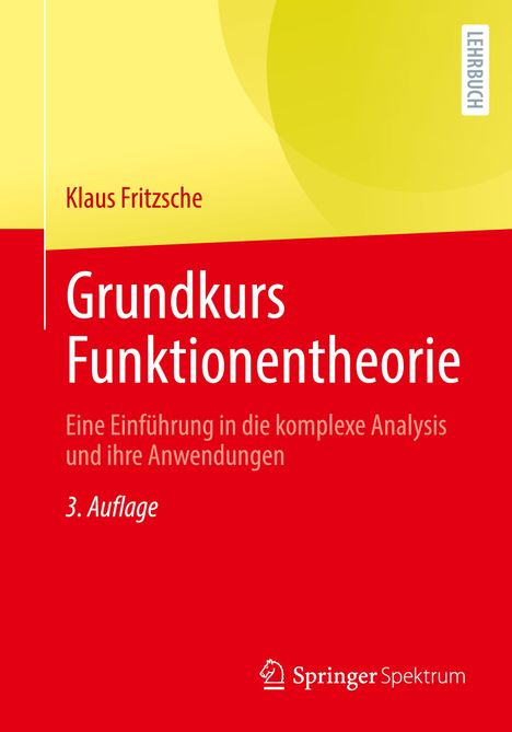 Klaus Fritzsche: Grundkurs Funktionentheorie, Buch