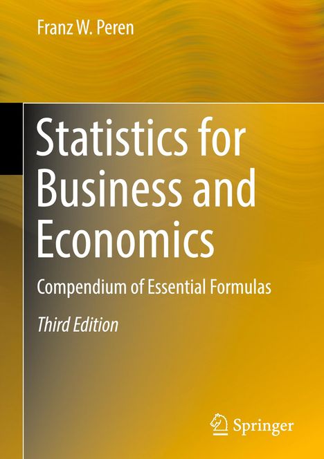 Franz W. Peren: Statistics for Business and Economics, Buch