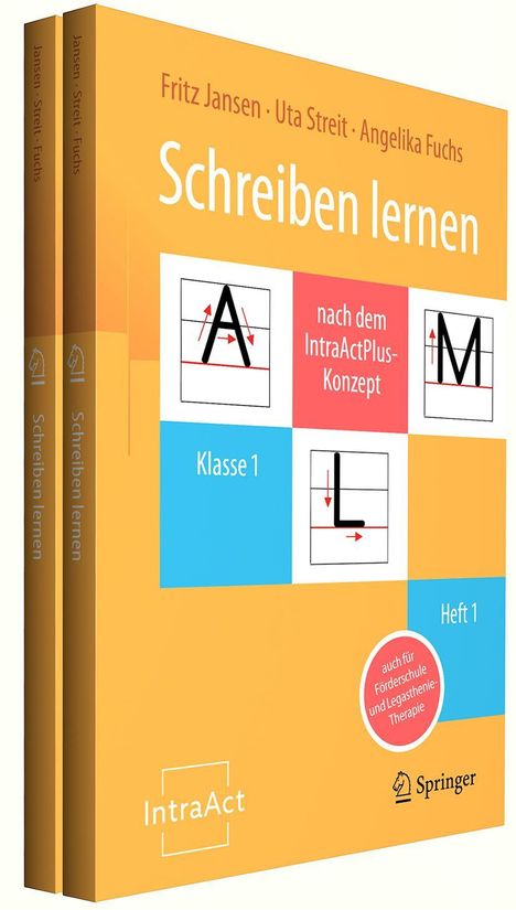 Fritz Jansen: Schreiben lernen nach dem IntraActPlus-Konzept, 2 Bücher