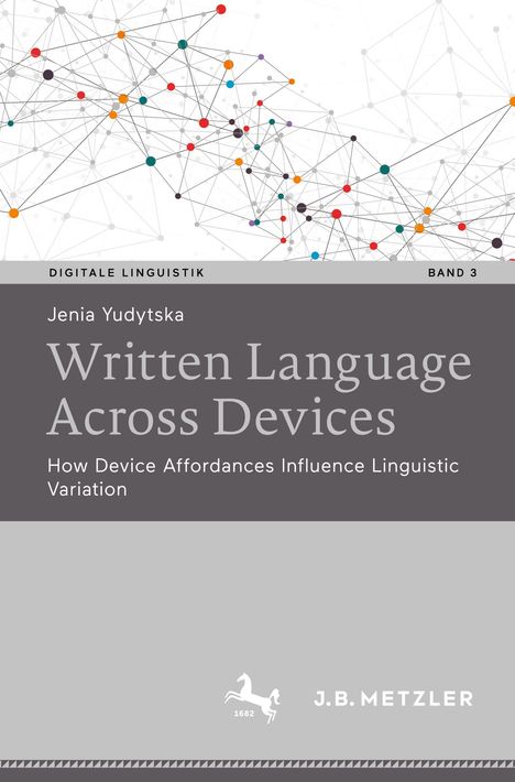 Jenia Yudytska: Written language across devices, Buch