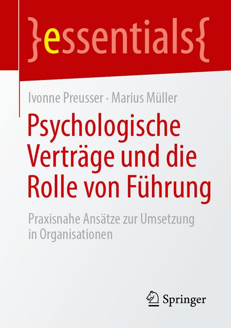 Ivonne Preusser: Psychologische Verträge und die Rolle von Führung, Buch