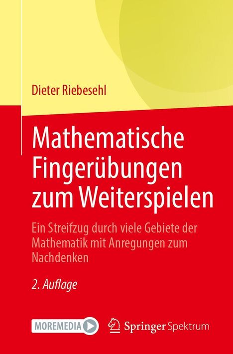 Dieter Riebesehl: Mathematische Fingerübungen zum Weiterspielen, Buch