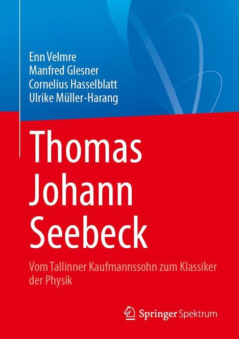 Enn Velmre: Thomas Johann Seebeck, Buch