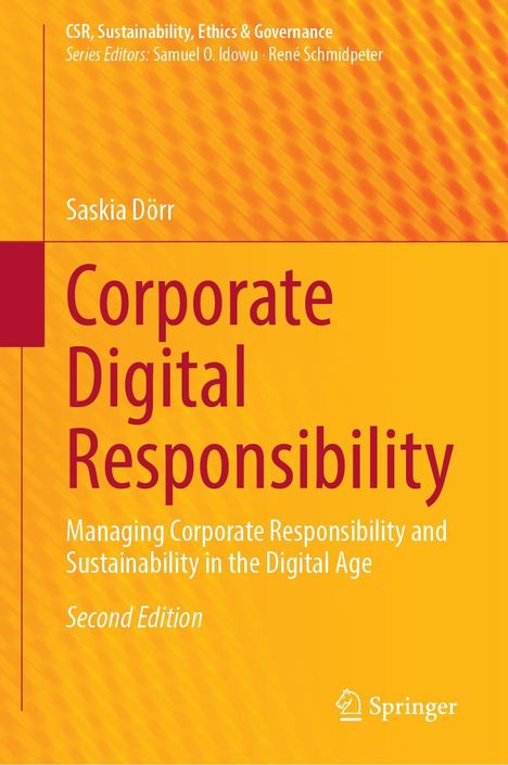 Saskia Dörr: Corporate Digital Responsibility, Buch