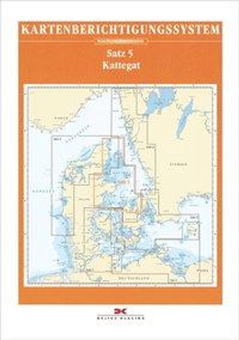 Sportbootkarten-Berichtigung Satz 5 (2020) Kattegat, Karten