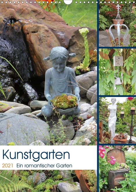 Katrin Lantzsch: Lantzsch, K: Kunstgarten (Wandkalender 2021 DIN A3 hoch), Kalender