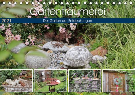 Katrin Lantzsch: Lantzsch, K: Gartenträumerei (Tischkalender 2021 DIN A5 quer, Kalender