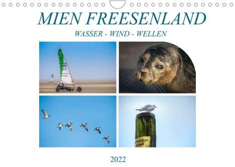 Dieter Gödecke: Gödecke, D: MIEN FREESENLAND - Wasser, Wind, Wellen (Wandkal, Kalender