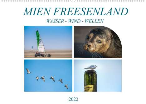 Dieter Gödecke: Gödecke, D: MIEN FREESENLAND - Wasser, Wind, Wellen (Wandkal, Kalender