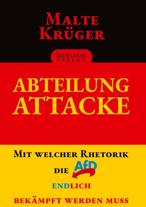 Malte Krüger: Abteilung Attacke, Buch