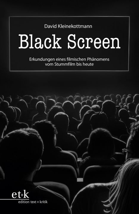 David Kleinekottmann: Black Screen, Buch