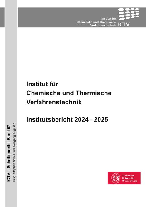 Institut für Chemische und Thermische Verfahrenstechnik, Institutsbericht 2024–2025, Logo der Technischen Universität.