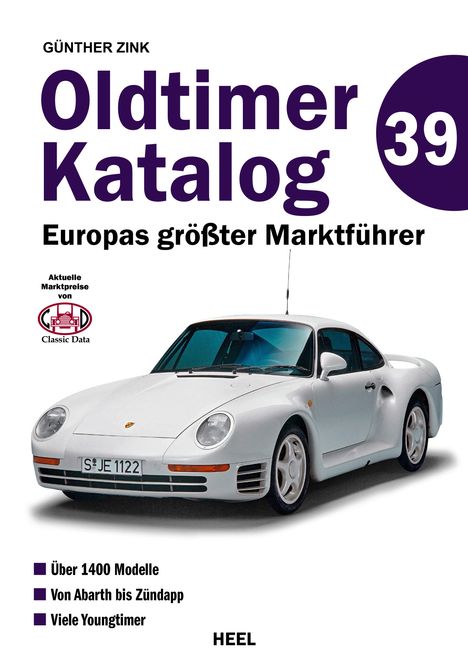 Günther Zink: Oldtimer Katalog Nr. 39, Buch