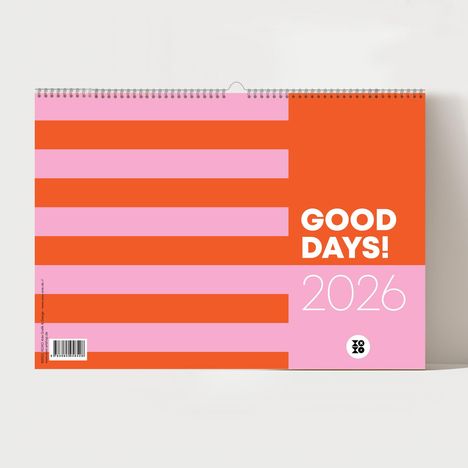 Anja Garschhammer: "GOOD DAYS", Wandkalender 2026, Monatskalender, Kalender