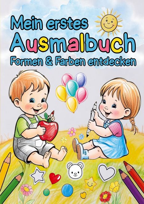 Inspirations Lounge: Formen & Farben entdecken - Mein erstes Ausmalbuch, Buch