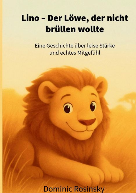 "Lino – Der Löwe, der nicht brüllen wollte" zeigt einen fröhlichen, gelben Löwen.