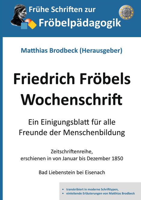Friedrich Fröbel: Friedrich Fröbels Wochenschrift, Buch