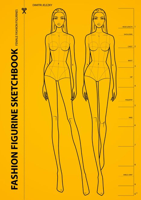 Dimitri Eletski: Fashion Figurine Sketchbook, Buch