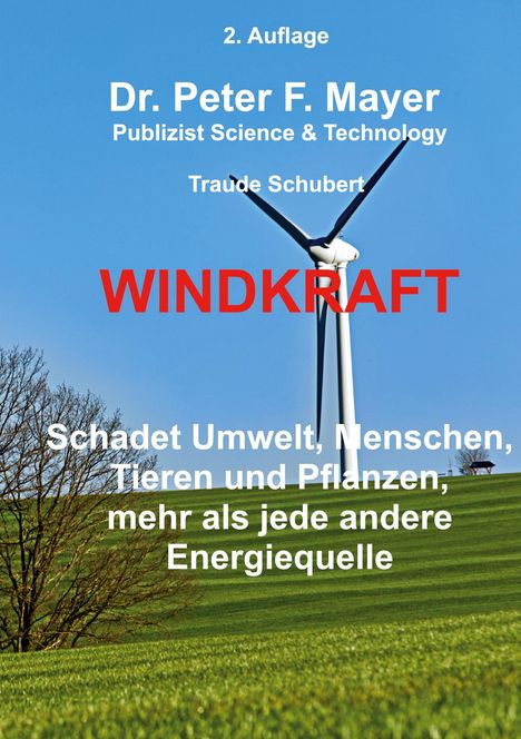 Peter F. Mayer: Windkraft, Buch