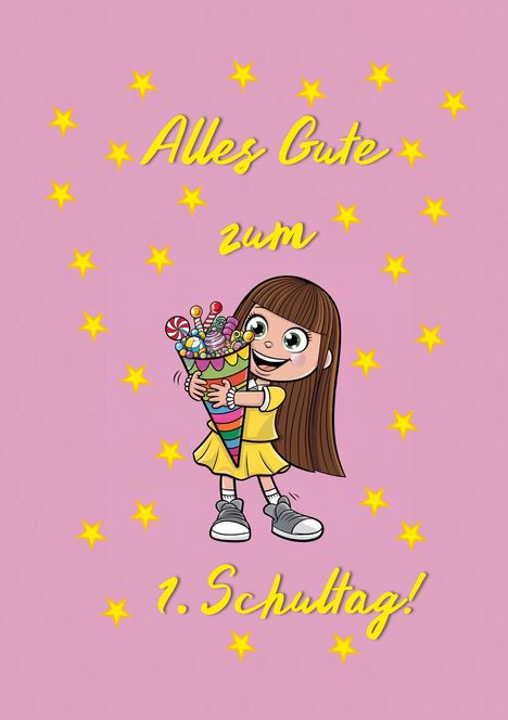 Heart Papers: Alles Gute zum 1. Schultag! (Mädchen), Buch
