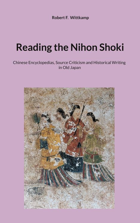 Titel: "Reading the Nihon Shoki". Illustration: Antike japanische Figuren in traditionellen Gewändern.