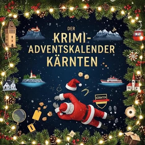 Felix Schäfer: Der Krimi-Adventskalender Kärnten, Buch