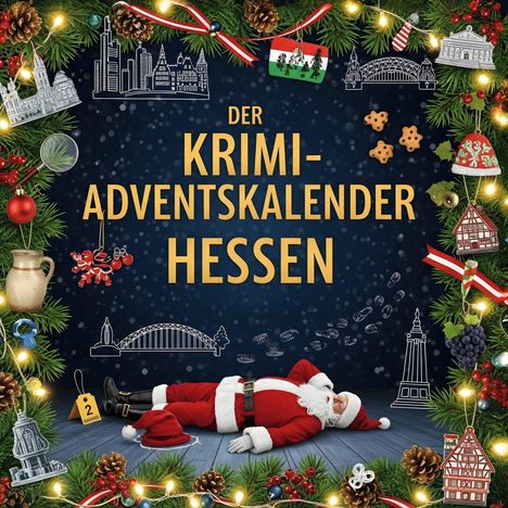 Eva Frank: Der Krimi-Adventskalender Hessen, Buch