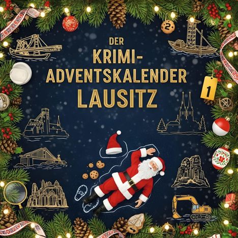 Charlotte Schröder: Der Krimi-Adventskalender Lausitz, Buch