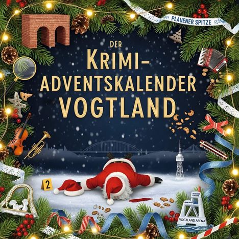 Anton Schröder: Der Krimi-Adventskalender Vogtland, Buch