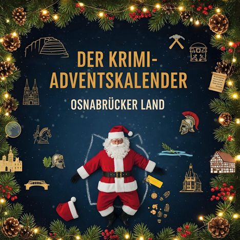Charlotte Schmid: Der Krimi-Adventskalender Osnabrücker Land, Buch