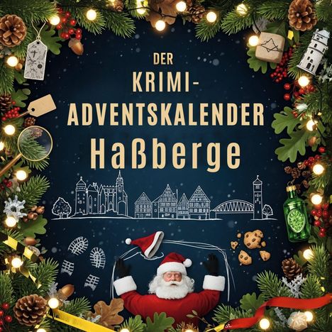 Noah Lange: Der Krimi-Adventskalender Haßberge, Buch