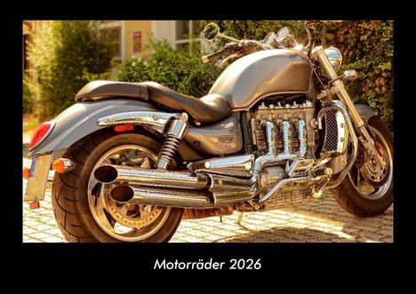 Tobias Becker: Motorräder 2026 Fotokalender DIN A3, Kalender