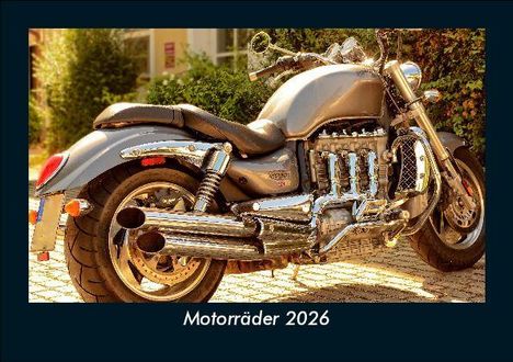 Tobias Becker: Motorräder 2026 Fotokalender DIN A5, Kalender