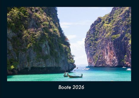Tobias Becker: Boote 2026 Fotokalender DIN A4, Kalender