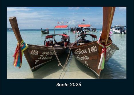 Tobias Becker: Boote 2026 Fotokalender DIN A4, Kalender
