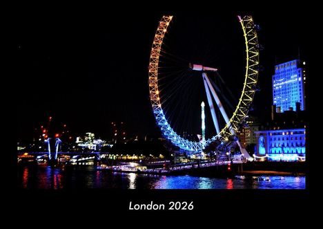 Tobias Becker: London 2026 Fotokalender DIN A3, Kalender