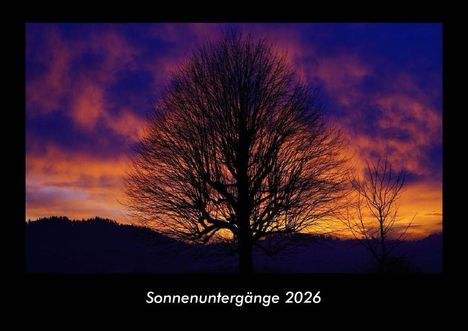 Tobias Becker: Sonnenuntergänge 2026 Fotokalender DIN A3, Kalender