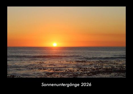 Tobias Becker: Sonnenuntergänge 2026 Fotokalender DIN A3, Kalender