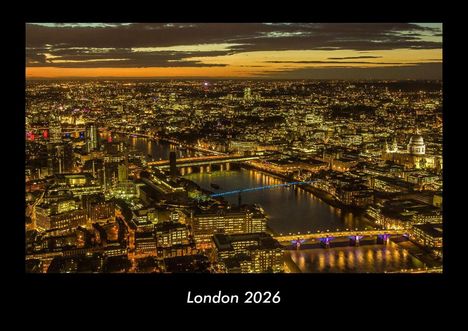 Tobias Becker: London 2026 Fotokalender DIN A3, Kalender