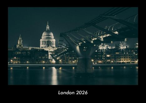 Tobias Becker: London 2026 Fotokalender DIN A3, Kalender