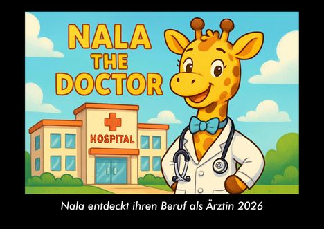 Kevin Heber: Nala entdeckt ihren Beruf als Ärztin 2026 Fotokalender DIN A3, Kalender