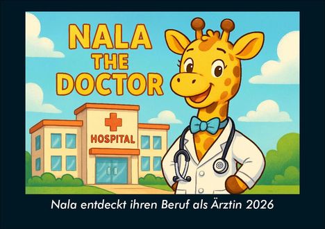 Kevin Heber: Nala entdeckt ihren Beruf als Ärztin 2026 Fotokalender DIN A5, Kalender