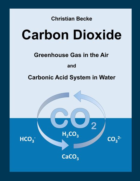Text über CO2-Kreislauf: "HCO3-, H2CO3, CO32-, CaCO3" als Teil einer wissenschaftlichen Darstellung.