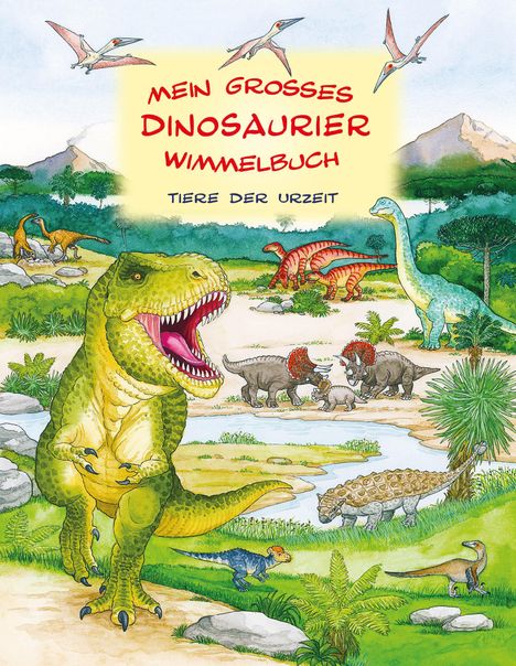 Mein großes Dinosaurier Wimmelbuch, Buch