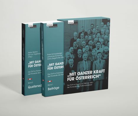 Franz Schausberger, Johannes Schönner, Anita Ziegerhofer, Stefan Wedrac, „MIT GANZER KRAFT FÜR ÖSTERREICH“, Männergruppe.