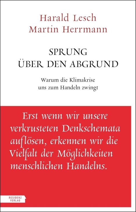 Harald Lesch: Sprung über den Abgrund, Buch